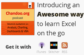 Subscribe to Chandoo.org podcast - become awesome in Excel
